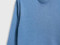 Базовый вязаный джемпер, Голубой