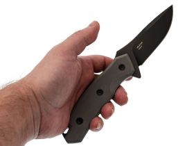 Туристический нож Mr.Blade Hellcat Covert, сталь AUS-8, рукоять G10, серый