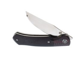 Складной нож QSP Gannet, сталь 154CM, рукоять микарта, вставка карбон