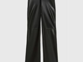 Брюки из искусственной кожи, Коричневый