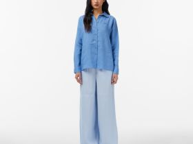 Женская рубашка Lacoste свободного кроя