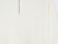 Джемпер с воротником поло на молнии, Бежевый