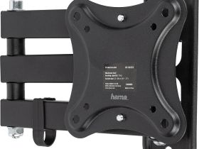 Кронштейн Hama R1 поворотно-выдвижной, наклонный 10"-27", до 15 кг черный