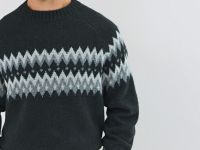 Джемпер с жаккардовым узором, Серый