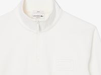 Хлопковая толстовка Lacoste унисекс с воротником-стойкой