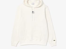 Хлопковая толстовка Lacoste унисекс с капюшоном