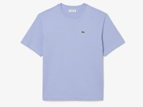 Женская футболка Lacoste свободного кроя из мягкого хлопка