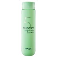 Глубокоочищающий шампунь с пробиотиками Masil 5 Probiotics Scalp Scaling Shampoo 300 мл
