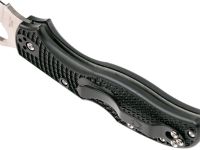 Складной нож Stretch 2 - Spyderco 90PBK2, сталь VG-10 Satin Plain, рукоять термопластик FRN, чёрный