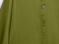 Сатиновая блузка из вискозы, Зеленый