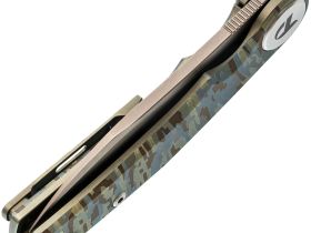 Складной нож Dr.Tech D9618C, сталь M390, рукоять титан, камуфляж