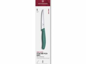 Набор из 6ти кухонных ножей для стейков серрейтор Victorinox Swiss Classic 11 см, нержавеющая сталь, рукоять полипропилен, зеленый