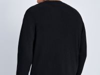 Джемпер прямого силуэта с округлой горловиной