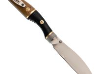 Складной нож Reptilian Трапёр-01 лимитированная версия, сталь D2, рукоять черный G10/коричневая микарта