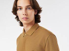Мужское поло Lacoste PARIS стандартного кроя