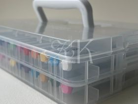 Набор маркеров акриловые Languo, 24 цвета, пластиковый бокс