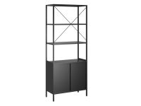Стеллаж Берн 75x181 Черный