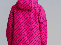 Куртка текстильная с полиуретановым покрытием для девочек (ветровка)