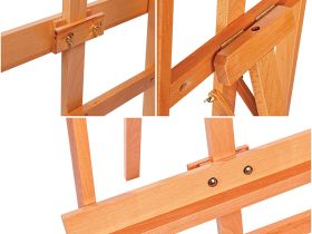 Мольберт Гамма Лира "Студио-01С", бук, с ручным подъемом