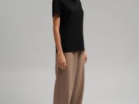 Поло regular fit из мерсеризованного хлопка