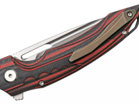 Складной нож Bestech Ornetta, сталь N690, рукоять черно-красная G10/карбон