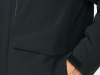 Утеплённая парка с капюшоном, Черный