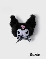 Чёрная заколка для волос с плюшевой фигуркой Kuromi Глория Джинс