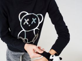 Игрушка-браслет меховой на руку - Панда