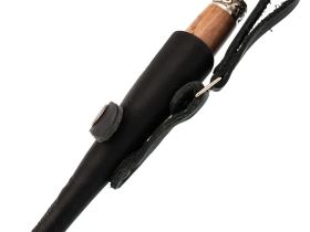 Нож Сумрак, сталь булат,  художественное литье, рукоять карельская береза