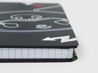 Блокнот Kuromi для девочек, Черный