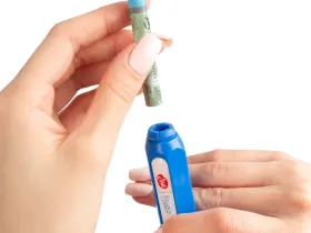 Держатель "Сонет" для мелка пастели, сангины, сепии, регулируемый от 8 до 10 мм, цвет синий