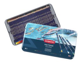 Набор карандашей чернильных Derwent "Inktense" 36 цв в метал кор