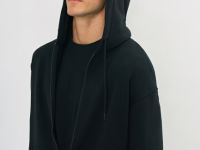 Базовая толстовка на молнии, Черный