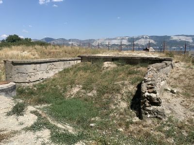 Железнодорожный мост (виадук), около которого воины-малоземельцы вели ожесточенные бои с немецко-фашистскими захватчиками