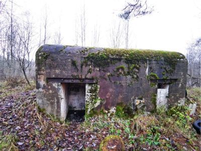 Командно-наблюдательный пункт совмещенный с огневой точкой (КНП+ОТ) ДОТ № 720