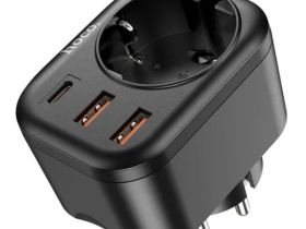 Сетевое зарядное устройство Hoco (NS3) 4000mAh/PD20W/QC3.0 2х USB/Type-C (черный)