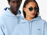Хлопковый свитшот Lacoste унисекс свободного кроя