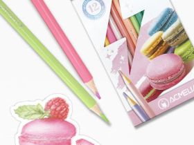 Набор карандашей пастельных ACMELIAE "Pastel Artmate" 12 цв, в картонном футляре