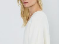 Джемпер из мягкой пряжи с шерстью, Белый