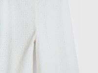 Текстильные брюки для девочек, Белый