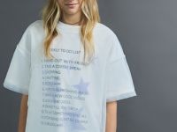 Двойная футболка для девочек, Белый