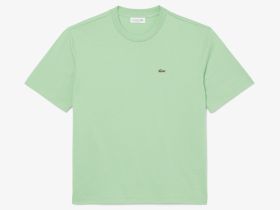 Женская футболка Lacoste свободного кроя из мягкого хлопка