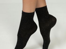 Носки Cozy Home, черные/зеленые