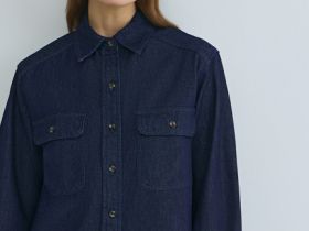 Джинсовая рубашка, Синий