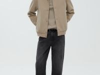 Куртка-бомбер на пуговицах