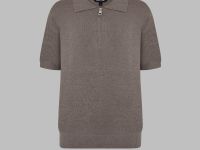 Легкий джемпер-поло полуприлегающего кроя