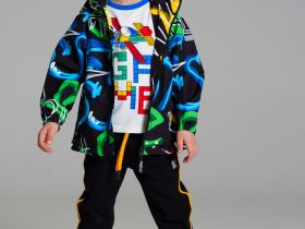 Куртка текстильная с полиуретановым покрытием для мальчиков (ветровка)