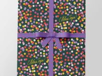 Упаковочная бумага "Конфетти разноцветное" 70х100 см