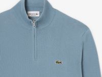 Мужской свитер Lacoste с высоким воротником и застежкой-молнией