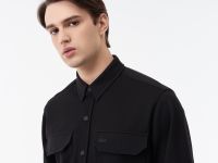 Мужская рубашка Lacoste на кнопках с большими нагрудными карманами